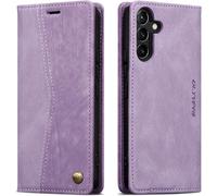 Case Compatible With Samsung Galaxy A15 4g/5g Case, Magnetic Closure Pouch With Card Slots, Premium Pu Protection Flip Case For Samsung Galaxy A15 \ Purple