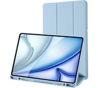 Case Compatible With Samsung Galaxy Tab S6 Lite 10.4 Inch 2024/2022/2020 Sm-P620n/P625n/P610/P613/P615/P619 With Pen Holder, Protective Case, Auto Sleep/Wake (Sky Blue)