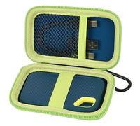 Case Compatible with SanDisk 1TB 2TB 500GB 4TB/for SanDisk PRO Extreme Portable SSD, External Solid State Hard Drive Storage Holder for SDSSDE61/ SDSSDE60/ SDSSDE81/SDSSDE30/SDSSDE60 (Box Only)(Green)
