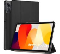 Case Compatible With Xiaomi Redmi Pad Se 11 Inch Black Ultra Slim Pu Leather Case Cover
