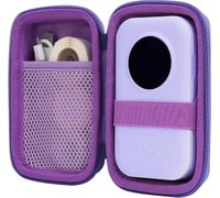 Case Cover Bag for Phomemo Label Printer D30/D35 Colorwing D30/Memoking D30 Bluetooth Label Printer Portable Case (Box Only) (Purple)