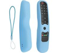 Case Cover Compatible With Lg Remote Control An-Mr21Ga An-Mr21Gc An-Mr22Ga An-Mr22Gn Mr23Ga Mr24Ga Smart Tv, Silicone Protective Case For Lg Magic Remote 2021/2022/2023/2024 Luminous Blue[H173]