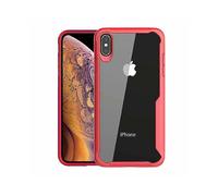 Case Cover for Iphone Xs Transparent Pc + Tpu Full Coverage Shockpro Protective Case (red)
