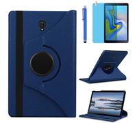 Case Cover For Samsung Galaxy Tab S4 10.5 Inches 2018 (Sm-T830 T835 T837) ¿ 360 Degree Rotation Full Protection Kickstand Case Cover With Pen Screen Film (Deep Blue)
