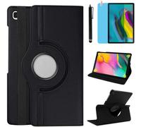 Case Cover For Samsung Galaxy Tab S5e 10.5 Inch 2019 (Sm-T720 Sm-T725 Sm-T727) ¿ 360 Degree Rotating Full Protective Case With Stand, Stylus And Screen Protector (Black)