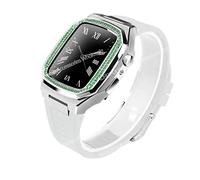 Case de kit de modification de diamant pour bande 8 7 45 mm 44 mm Base de boîtier en acier inoxydable pour la série Iwatch 6 SE 5 4 SET DE MOD DIY