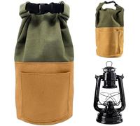 Case de lanternes Sacs de Rangement Lampe à Huile Style rétro Rangement Camping avec Poche réutilisable la Tente randonnée Couverture pour Aventure en Plein air, Accessoires Lantern