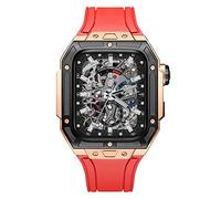 Case de montre de style dernier ， pour la bande 7 8 Kit de modification de luxe Ultra 45 mm pour 8 7 45 mm STRAPE DE RÉSBILLE FLUORINE avec outil