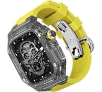 Case de montre transparente Band silicone ， pour 8 7 6 5 4 4 SE Série ， Sports Watch Band Case Mod Kit ， pour 44 mm 45 mm 49 mm Accessoires de remplacement de montre