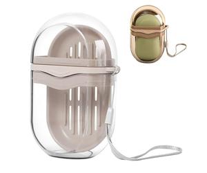 Case De Savon De Voyage | Récipation De Savon Àomincique Avec Couvercle | Porte-savon De La Barre De Voyage | 65G Passeurs De Salle De Bain Transparents Scellés 65G Pour Salle De Bain, Douche, Gymnase