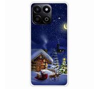 Case de t¿¿l¿¿phone TPU pour l'honneur Play 60 Plus 5G / 200 Smart 5G / Play 9T / X7C 4G Festive Christmas Prote