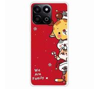 Case de t¿¿l¿¿phone TPU pour l'honneur Play 60 Plus 5G / 200 Smart 5G / Play 9T / X7C 4G Festive Christmas Prote