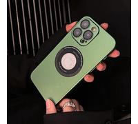 Case de téléphone de Charge sans Fil de Luxe pour iPhone 14 13 12 11 Pro Max Plus magnétique Hard PC Hard PC Tocoprofof Hoor, Green, pour iPhone 14pro Max