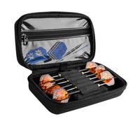 Case De Transport De Fléchettes - Organisateur De Fléchettes De Protection Avec 6 Bandes Élastiques, Poche De Stockage Polyvalente | Sac De Transport Portable Pour Les Arbres De Vols De Vols De Fléche