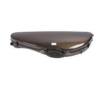 Case de Violon 4/4, Boîte de Stockage de Violon Ergonomique Léger en Fibre de Carbone Marron avec Verrouillage de Mot de Passe de Bandoulière Détachable