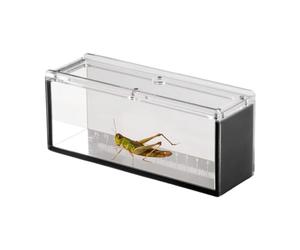 Case d'observation des Poissons, boîte de Reproduction en Poisson Acrylique - Étui d'observation de conteneurs de Poissons en Acrylique avec échelle,Boîte d'éleveur d'isolement Aquatique pour crabes,