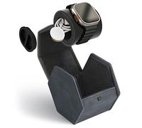 CASE ELEGANCE Étui de protection de voyage à rouleau de montre à 1 fente - Organiseur de montres de qualité supérieure, en cuir végétalien, coussin réglable qui s'adapte à n'importe quelle montre,