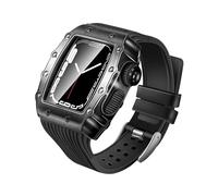 Case en alliage Case Silicone Sport Strap Modification Kit , pour la série 9 8 7 6 5 4 SE 41mm 44mm 45 mm Mettez la mise à niveau de la mise à niveau