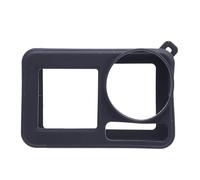 Case en Silicone pour l'action 5 Pro, Anti Fall Camera Silicone Protective Case SUCTOUT Out avec LEC COP Lance pour (Black)