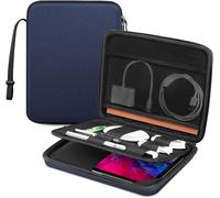 Case for 2025 11 Inch iPad A16/ Air M3, 2024 11 Inch iPad Pro M4/ Air M2, 11 Inch iPad Pro 2022-2018, 10.9 Inch iPad & iPad Air 5/4, Case with Accessory Organizer for 11 Inch Samsung Tab A9+