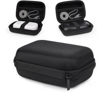 Case for Camera 16 x 12 x 6 cm,Travel Bag Organizer for Cables and Electronic Accessories,Waterproof Organizer for Hard Drive,SD Cards,and Power Bank,Black,Classic