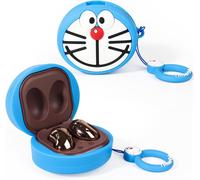 Case for Galaxy Buds FE (2023) / Buds2 Pro (2022) / Buds 2 (2021) / Pro (2021) / Live (2020), Silicone Charging Case with Carabiner for Samsung Wireless Earphones (Amon)