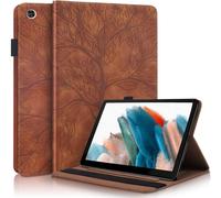 Case For Galaxy Tab A8 10.5 2021 Pu Leather Tablet Cover Protective Case For Samsung Tab A8 2021 Pencil Holder Wallet Tablet Case For Samsung Galaxy Tab A8 Sm-X200/Sm-X205/Sm-X207,Brown