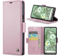 Case For Google Pixel 8a Wallet Pu Leather Wallet Case Cover With Magnetic And Rfid Protection Anti-Theft Folio Cover Google Pixel 8a Case, Gold