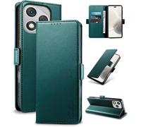 Case For Honor 400 Lite \ [Rfid Blocking] Luxury Pu Protective Case [Magnetic] [Card Slot] [Stand] Wallet Flip Case, [Green]