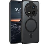 Case For Honor Magic 7 Lite, Compatible With Magsafe, Magnetic Translucent Matte Back Cover Slim Protective Shockproof Anti-Scratch Case For Honor Magic 7 Lite/X9c/X60 Pro 6.78 Inch, Black