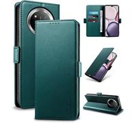 Case For Honor Magic 7 Lite \ [Rfid Blocking] Luxury Pu Protective Case [Magnetic] [Card Slot] [Stand] Wallet Flip Case, [Green]