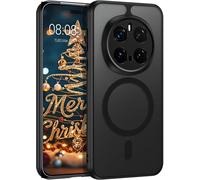 Case For Honor Magic 7 Pro 5g Compatible With Magsafe, Magnetic Full Protection Shockproof Case, Translucent Anti-Scratch Slim Case Cover For Honor Magic7 Pro 5g 6.8 Inches-Black