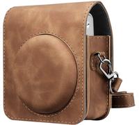 Case for Instax Mini 90 Neo Classic-Instant Camera Bag Vegan Leather Travel Camera Cover Case Bag with Removable Shoulder Strap,.[J166]