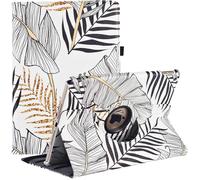 Case For Ipad 9th Generation 2021 10.2 Inch / 8th Gen 2020 / 7th Gen 2019, 360 Degree Rotation Multi-Angle Viewing Stand Cover Case With Auto Sleep/Wake (Golden Leaves)