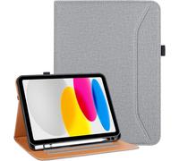 Case for iPad A16 11 Inch 2025,Case Cover for iPad 10th Generation/11th Generation Case with Pen Holder,Grey