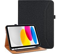 Case for iPad A16 11 Inch 2025,Case Cover for iPad 10th Generation/11th Generation Case with Pen Holder,Black
