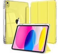 Case for iPad (A16) 11th/10th Generation (2025/2022) with Stylus Holder and Soft TPU Bumper Case, Trans COQUE POUR TABLETTE TACTILE