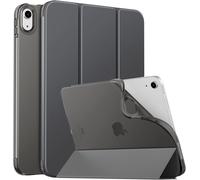 Case For Ipad (A16) 11th Gen 11 Inch 2025, Ipad 10th Gen 10.9 Inch 2022, Case With Soft Tpu Back Cover Flip With Semi-Transparent Stand Auto Wake/Sleep Protector, Space Gray