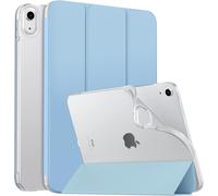 Case For Ipad (A16) 11th Gen 11 Inch 2025, Ipad 10th Gen 10.9 Inch 2022, Case With Soft Tpu Back Cover Flip With Semi-Transparent Stand Protector Auto Wake/Sleep, Sunny Sky Blue