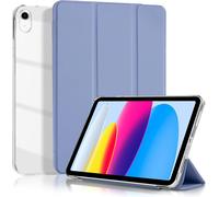 Case for iPad A16 11th Generation 11 Inch 2025, iPad 10th Generation 10.9 Inch 2022, Lightweight Slim Protective Case, Hard PC Back Translucent Frosted Case, Lavender Gray