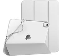 Case for iPad A16 11th Generation 11 Inch 2025, iPad 10th Generation 2022 10.9 Inch, Slim Translucent Soft TPU Tri-Fold Case with Auto Wake/Sleep, Silver