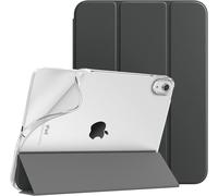 Case for iPad A16 11th Generation 11 Inch 2025, iPad 10th Generation 2022 10.9 Inch, Slim Translucent Soft TPU Tri-Fold Case with Auto Wake/Sleep, Space Gray