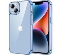 Case for iPhone 14 6.1 Inch, Anti-Yellowing Shockproof Protective Case, Anti-Scratch Transparent Back Cover (Alpine Blue)