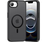 Case For Iphone 16e, Compatible With Magsafe Wireless Charging, Anti-Shock, Anti-Yellowing, Anti-Scratch Back Pc Magnetic Case, Black