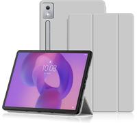 Case for Lenovo Idea Tab Pro 12.7 Inch, New Triple Fold PU Leather Case with Auto Sleep/Wake Function - Grey