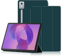 Case for Lenovo Idea Tab Pro 12.7 Inch, New Triple Fold PU Leather Case with Auto Sleep/Wake Function - Green