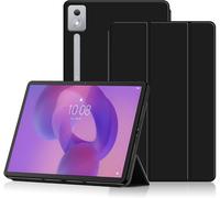 Case for Lenovo Idea Tab Pro 12.7 Inch, New Triple Fold PU Leather Case with Auto Sleep/Wake Function - Black