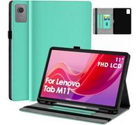 Case for Lenovo Tab M11 (11 Inch) 2024 TB330FU/331FC Tablet with Pen Holder,Slim and Hard Protective Cover Case in Soft TPU Leather,Multi-Angle Viewing.[A4]