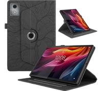 Case For Lenovo Tab M11 Plus/Lenovo Tab K11 Plus 11.45 Inch Tablet Cases Pu Leather 360° Rotating Multi-Angle Stand Flip Protection Case Cover For Lenovo Tabm11plus/K11 Plus Case, Black Trees