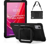 Case For Lenovo Tab M11 Tb-330fu/ Tb-331fc 11 Inch 2024, Heavy Duty Portable Shockproof Protective Case Cover With 360° Swivel Stand With Shoulder Strap Cover